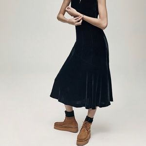 Alexander Wang Selma lace-up suede platform boots